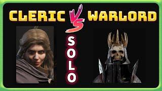 Solo Warlord VS Cleric | Solo Mastery Challenge | Dark and Darker