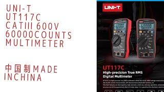 UNI-T UT117C CATIII600V,60000COUNTS MULTIMETER WITH CLAMP .