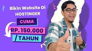 Bikin Website Modal Hosting dan Domain 150rb Setahun | Hostinger