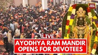 Ram Mandir Exclusive Visuals LIVE: Ram Mandir Latest News | Ayodhya Ram Mandir Inside Video LIVE