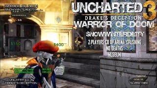 Uncharted 3 | 2 Players Only Co-op Arena | Museum | "Crushing" | No Deaths | Warrior & Snow