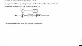 Question: Transfer function from block diagram