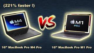 MacBook Pro M4 Pro benchmark vs M1 Pro - CPU, GPU, SSD drive speed, battery test (and more)