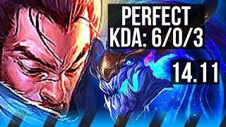 YASUO vs AURELION SOL (MID) | 6/0/3, 1200+ games, Dominating | BR Grandmaster | 14.11