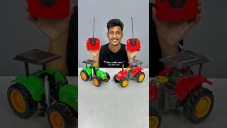 Remote control yellow tractor ko pink colour kardya