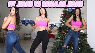 FIT JEANS VS. REGULAR JEANS!! Are they  worth it???
