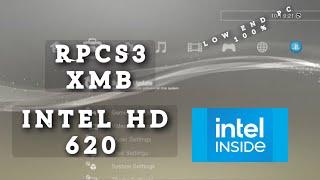 RPCS3|PS3 XMB MENU| on intel UHD Graphics 620