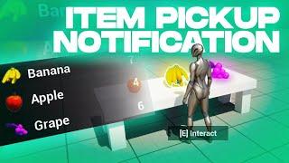 Creating an Item Pick-Up Notification Widget - Unreal Engine 5 Tutorial (Interaction System)