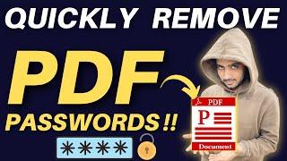 How to Remove Password from PDF on Android Explained!!- In Just 1 Minute