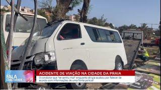 Motorista morre após acidente de viação com Hiace na cidade da Praia | Fala Cabo Verde