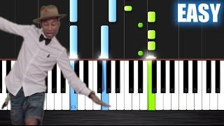 Pharrell Williams - Happy - EASY Piano Tutorial by PlutaX