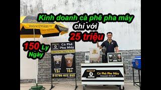 Xe cà phê mang đi 25 triệu có gì ? _ Xe cà phê pha máy Nhanvip coffee 0767.193.097