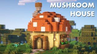 Minecraft | How to build a Mushroom House  | Tutorial