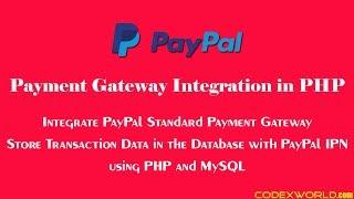 PayPal Standard Payment Gateway Integration in PHP