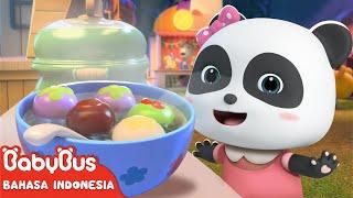 Aku Suka Bola ronde Yang Manis | Lagu Makanan Anak | Lagu Anak-anak | BabyBus Bahasa Indonesia