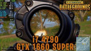 PUBG Steam PC - GTX 1660 SUPER - i7 4790 - Best Settings - 1080p