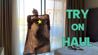 [4K] Leopard Transparent Robe Dance | Try On Haul Clothes | Get Ready with Kitty Kissess