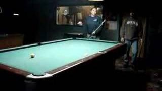 Kenny and Shanda Playing Pool