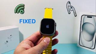How to Fix Apple Watch Ultra Stuck on Apple Logo