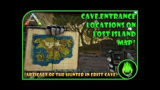 ARK: LOST ISLAND - CAVE ENTRANCE LOCATIONS!