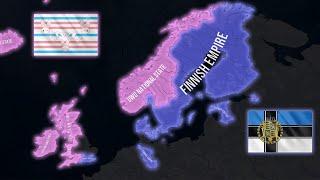 UwU National State Vs Finnish Empire / TWTF2 #6 - HOI4 Timelapse