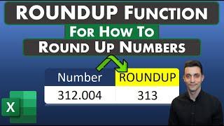 Excel Tips - ROUNDUP Function | How to Round Up in Excel