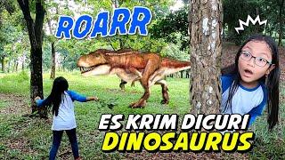 Drama Lucu Es Krim Pixel Dicuri Dinosaurus !!! Petualangan Seru Pixel Tersesat di Hutan