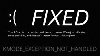 Fix Kmode Exception Not Handled Error on Windows 11 [Easy Tips]