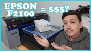 How Much Does an Epson SureColor F2100 Direct-To-Garment (DTG) Printer Cost to Own in 2023?