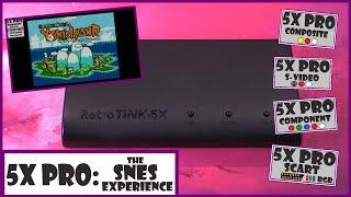 RetroTINK 5X Pro: The SNES Experience {Composite, S-Video, Component, and RGB Game Play}