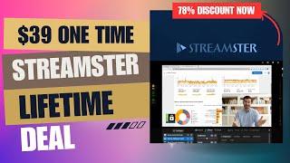  Streamster Lifetime Deal | Beats OBS & StreamYard | 78% Discount | $39 Now Only