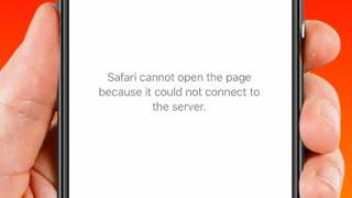 How to Fix Safari Cannot Open the Page Because It Could Not Connect to The Server ( iPhone & iPad )