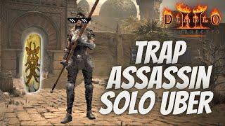 Infinity Trap Assassin SOLO UBERS - Sunder charm and a BARB - Diablo 2 Resurrected Patch 2.6 on PS5