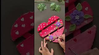 Diy cute wall hanging from cardboard ️/ wall decor #diy #ytshorts #yt #bestoutofwaste #walldecor