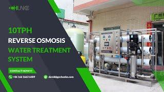 10000LPH / 65000GPD industrial reverse osmosis water treatment system for purification water