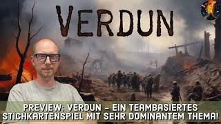 Preview: Verdun - ein teambasiertes Stichkartenspiel mit sehr dominantem Thema!