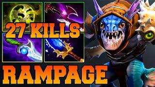 27 Kills & Rampage Slark Dota 2 !! Slark Dota 2 Safelane Carry Meta Pro Gameplay Build Guide 7.37