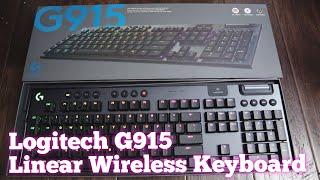 Logitech G915 Lightspeed Keyboard Unboxing & Linear Sound Test