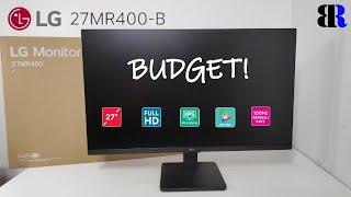 LG 27MR400-B 27" IPS Full HD Monitor | Budget Monitor Unboxing + Screen Test