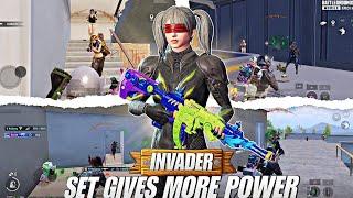 INVADER SET GIVES MORE POWER  | FASTEST 3 FINGER PLAYER | BGMI | BGMI GAMEPLAY