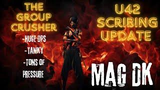 Elder Scrolls Online ”The Group Crusher” scribing DK PvP build for group play!!!   (Update 42)