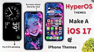 OG HyperOS Make an iPhone Looking  | iOS 17 Inspire Theme for Xiaomi HyperOS & Miui 14 Try It 