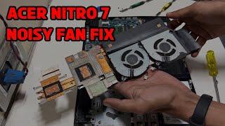 Acer Nitro 7 Noisy Fan Fix | AN715-51