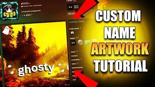 HOW TO MAKE CUSTOM ARTWORK SHOWCASE ON STEAM PROFILE (No Programs) FREE