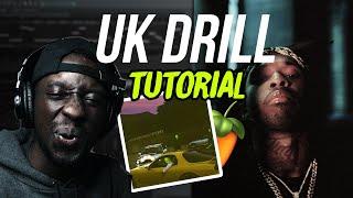 HOW TO MAKE A CRAZY UK DRILL BEAT IN FL STUDIO (Pop Smoke, Fivio Foreign, Jackboys, Drake)