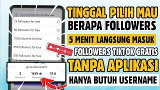 Followers Gratis Cara Menambah Followers Tiktok Gratis Permanen - Cara Banyak Followers Tiktok