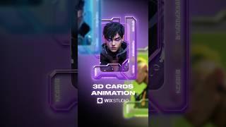 3D cards animation | Wix Studio