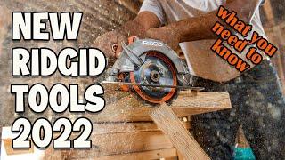 New Ridgid Tools Announced for 2022 and what you need to know before you buy them