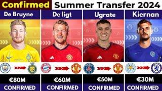  ALL CONFIRMED TRANSFER SUMMER 2024, ⏳️De Ligt to United ,Ugrate to United , Kiernan to Chelsea️