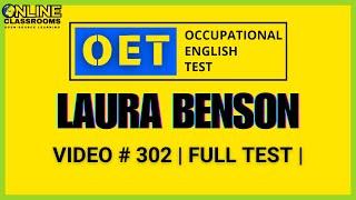 OET Listening Test | Laura Benson | OET 2.0 Online Classroom  #OET